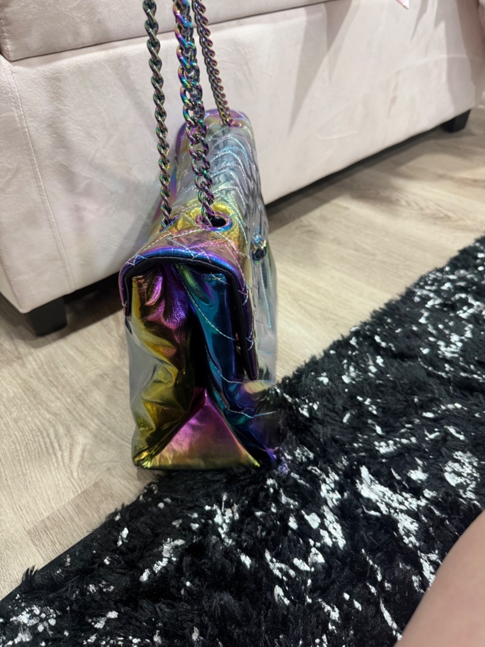 New without tags - Kurt Geiger metallic multicolor shoulder bag - Picture 2 of 12